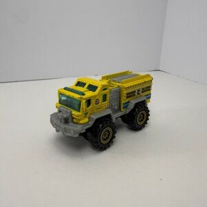Matchbox Blaze Blaster Yellow Fire Truck 2013 Mattel Diecast Toy Vehicle